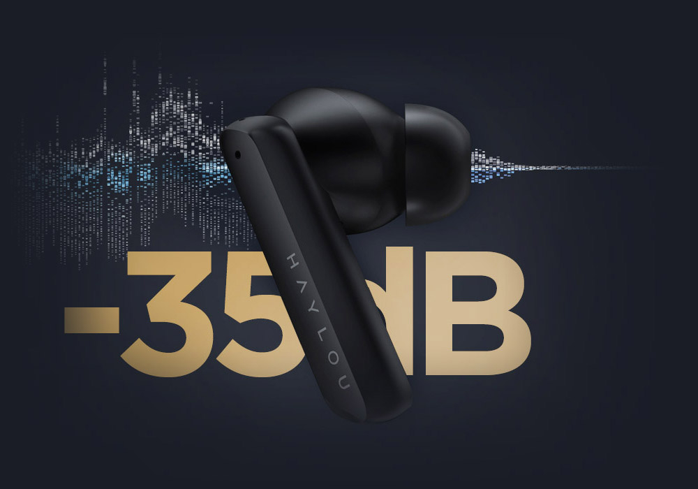 Haylou X1 Pro TWS Bluetooth fülhallgató aktív zajszűréssel -35dB ANC