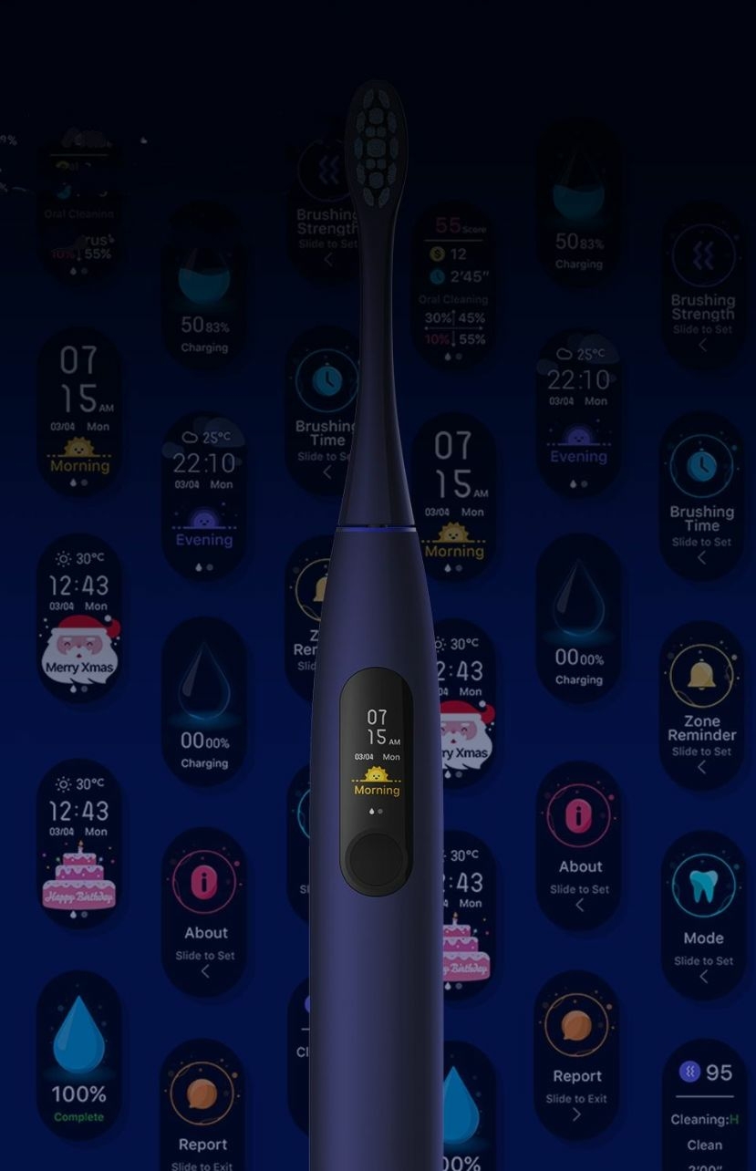 Oclean X Pro okos elektromos fogkefe