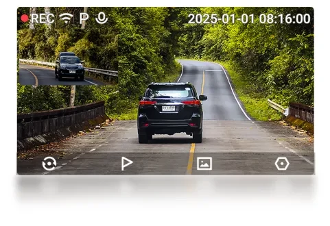 70mai Dash Cam 4K A810S HDR Set menetrögzítő kamera