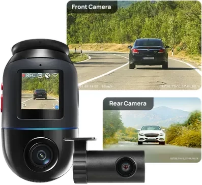 70mai Dash Cam 4K Omni HDR Set menetrögzítő kamera + RC14 hátsó kamera szett