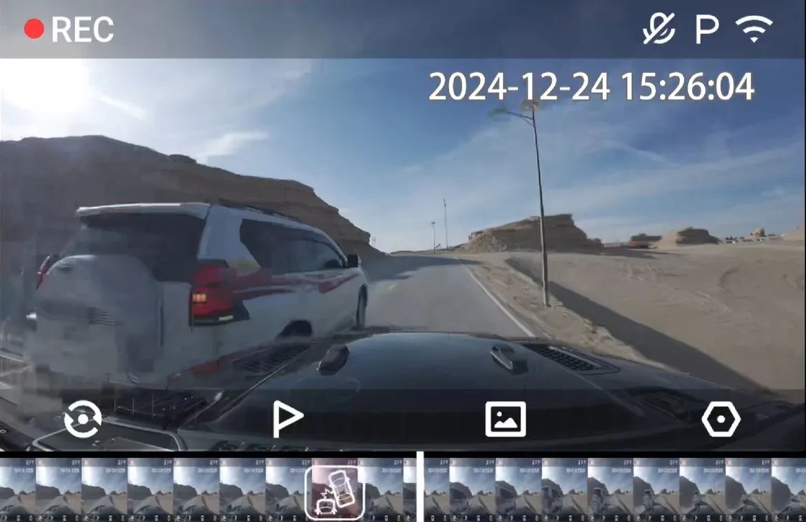 70mai Dash Cam 4K Omni HDR Set menetrögzítő kamera + RC14 hátsó kamera szett