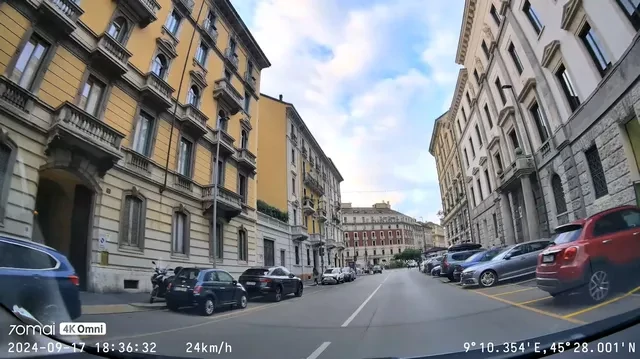 70mai Dash Cam 4K Omni HDR Set menetrögzítő kamera + RC14 hátsó kamera szett