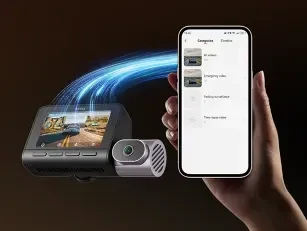 70mai Dash Cam 4K T800 HDR Set menetrögzítő kamera + hátsó kamera szett