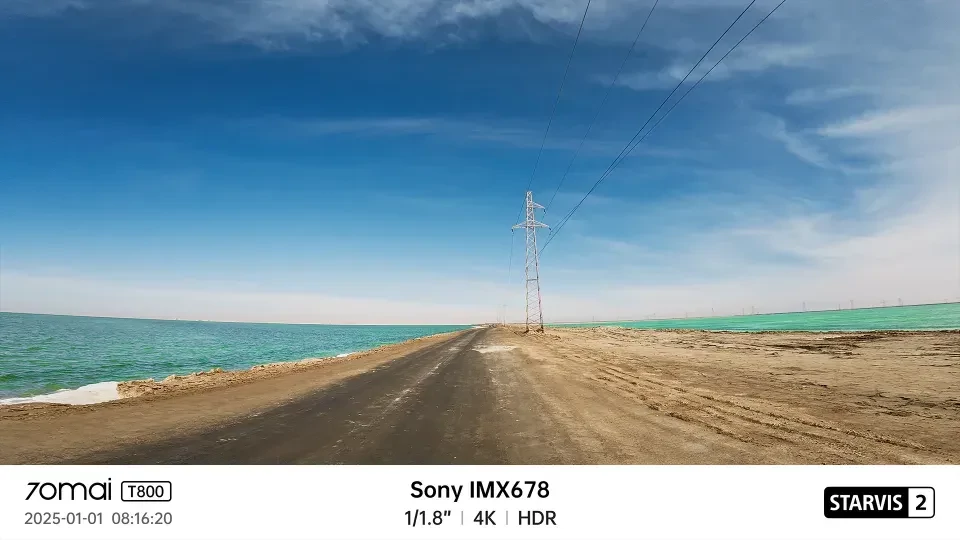 70mai Dash Cam 4K T800 HDR Set menetrögzítő kamera + hátsó kamera szett