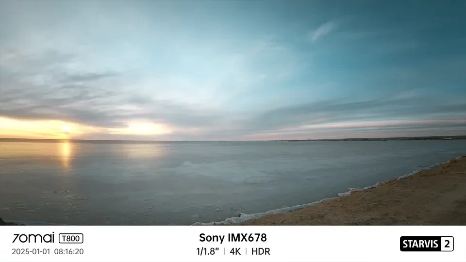 70mai Dash Cam 4K T800 HDR Set menetrögzítő kamera + hátsó kamera szett