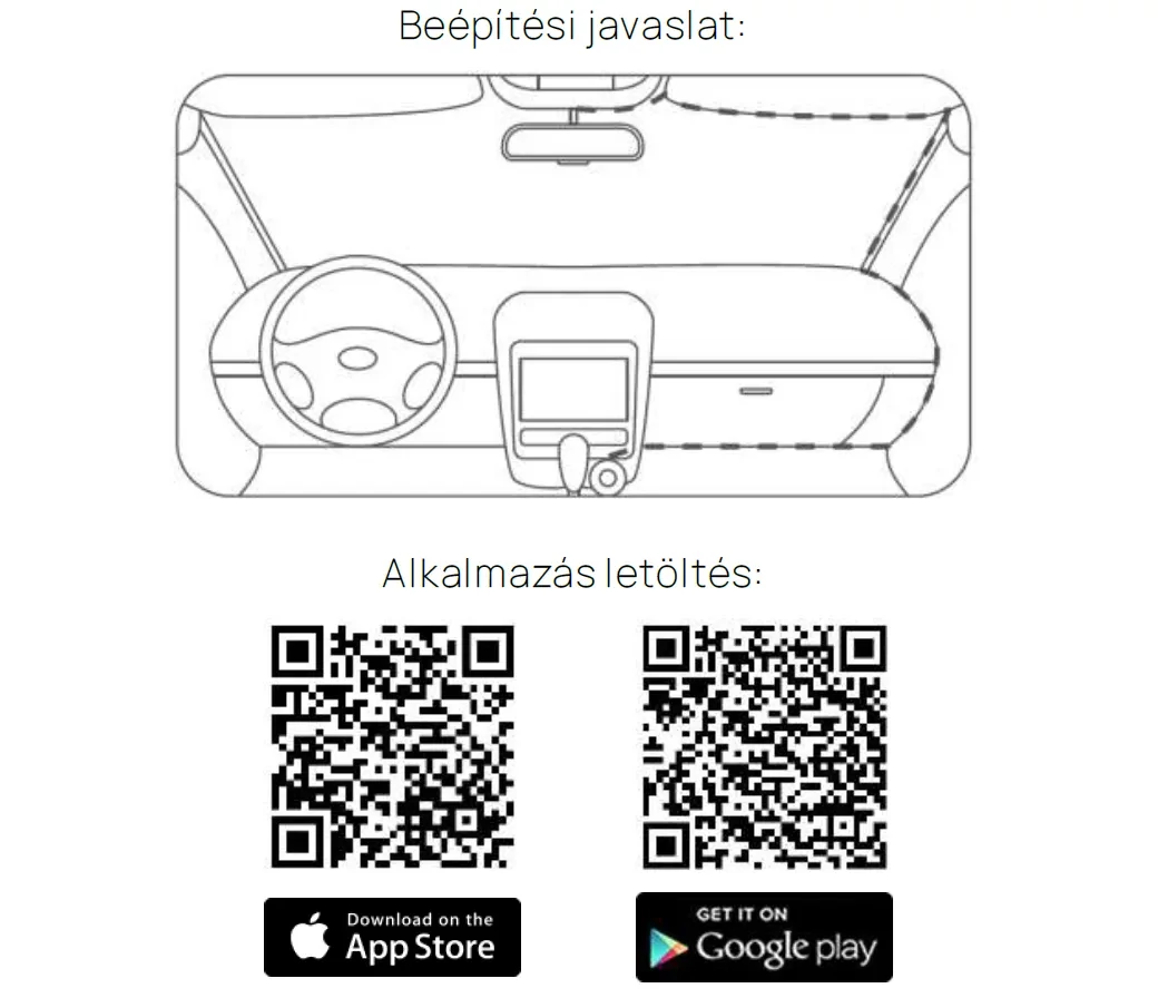 70mai Dash Cam A410 Neo menetrögzítő kamera