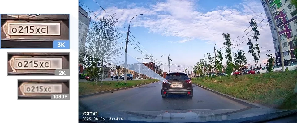 70mai Dash Cam M310 Plus 3K menetrögzítő kamera