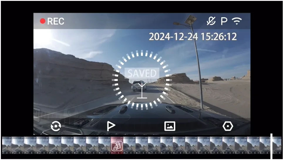 70mai Dash Cam M310 Plus 3K menetrögzítő kamera