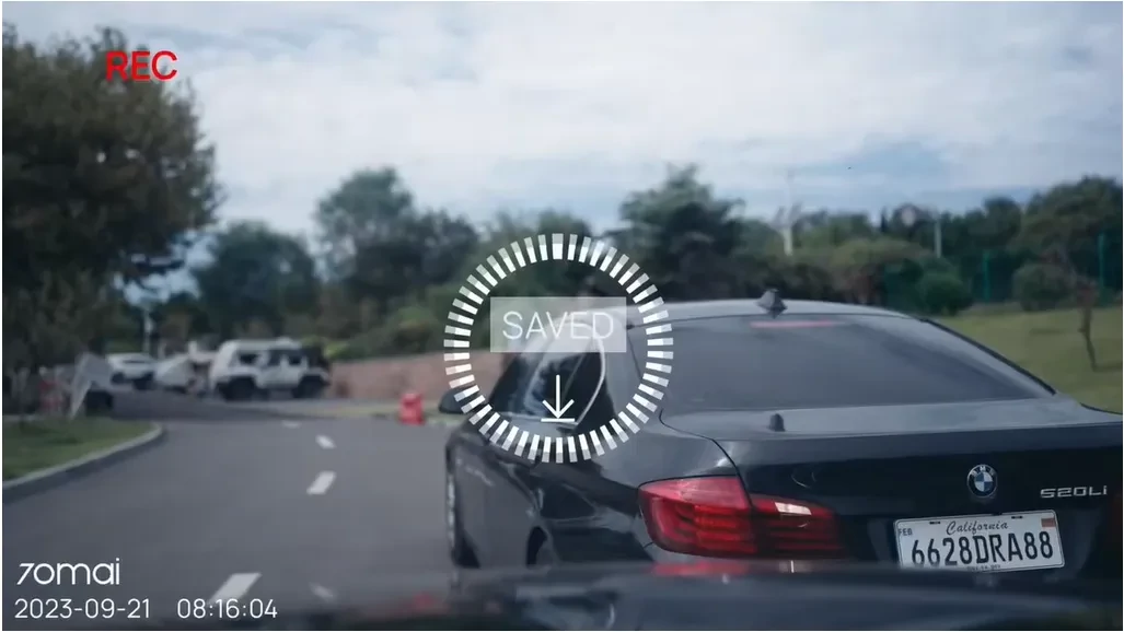 70mai Dash Cam M310 Plus 3K menetrögzítő kamera