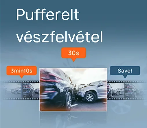 70mai Dash Cam T400 menetrögzítő kamera