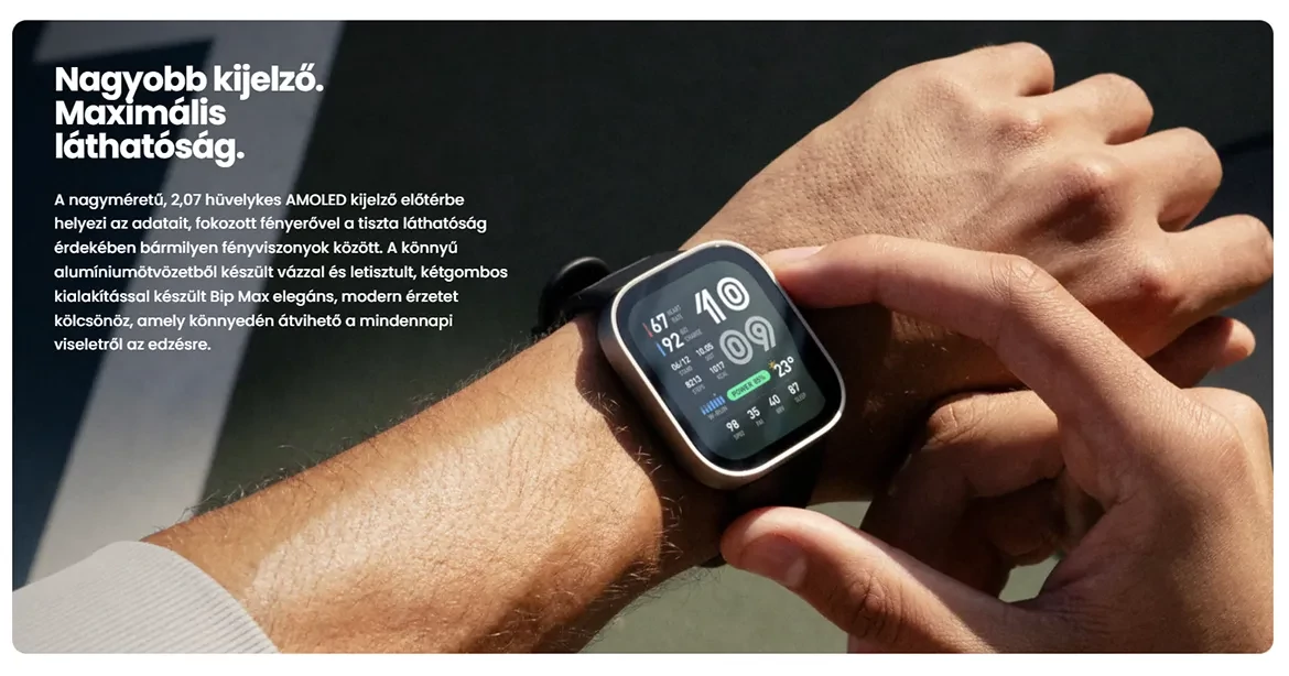 Amazfit BIP Max okosóra