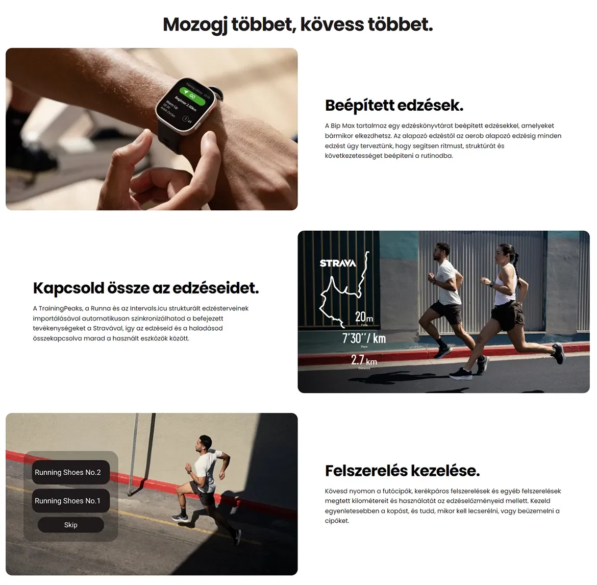 Amazfit BIP Max okosóra