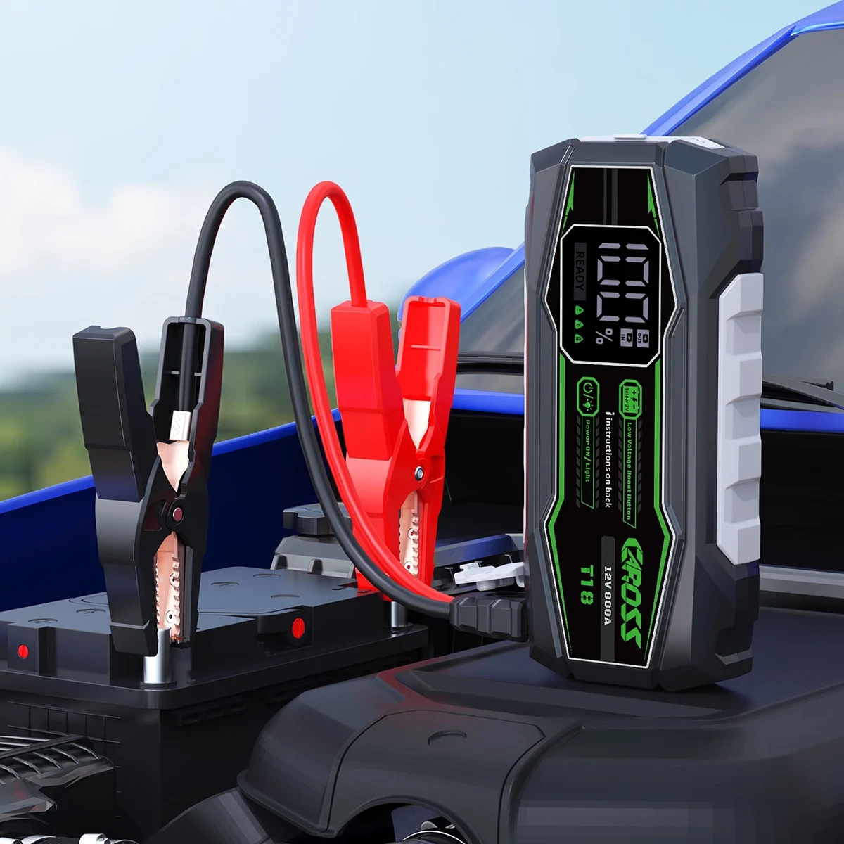 CAROSS USA T18 Jump Starter hordozható indítássegítő (autó indító) + powerbank