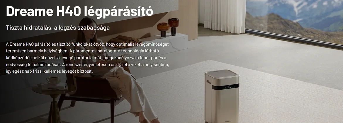 Dreame H40 párásító + légtisztító