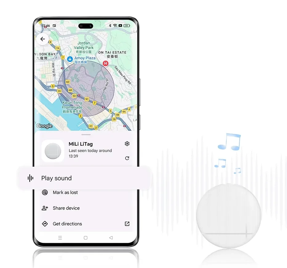 HONOR CHOICE MiLi LiTag Bluetooth nyomkövető (Android)