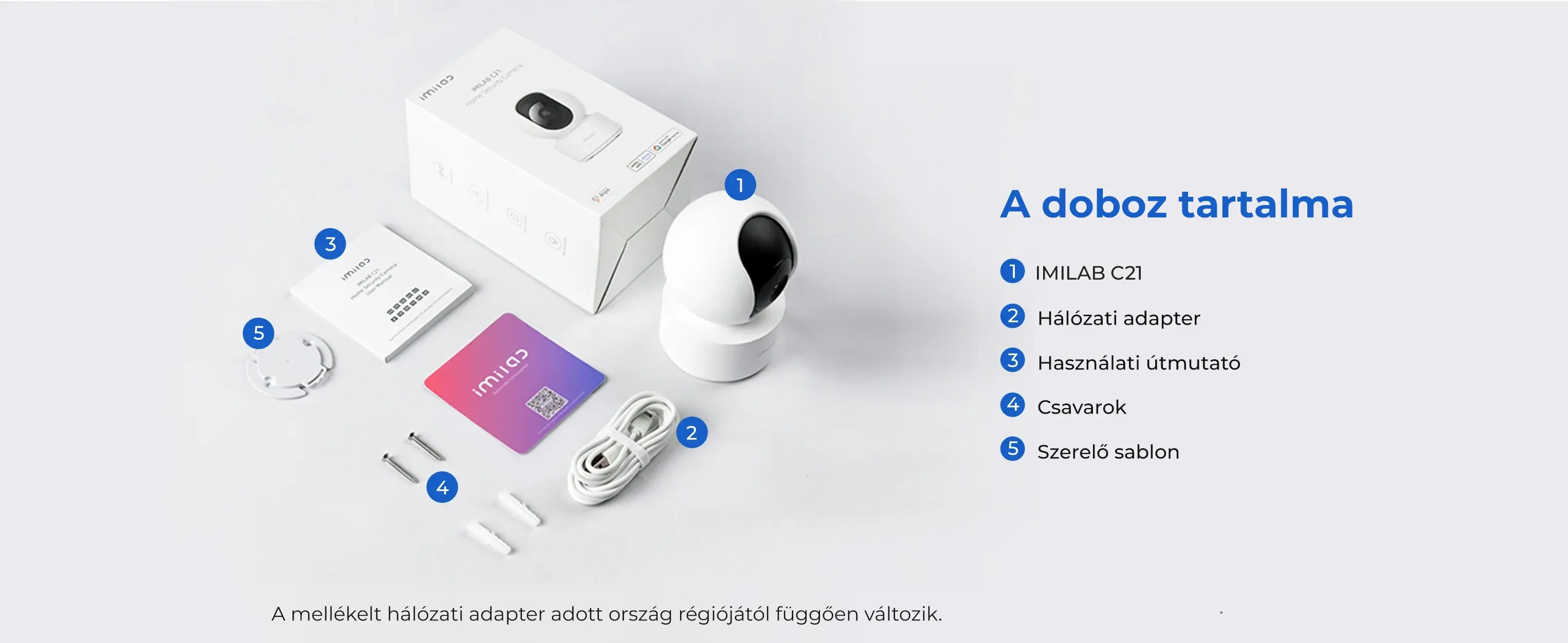 IMILAB C21 okos WiFi biztonsági kamera