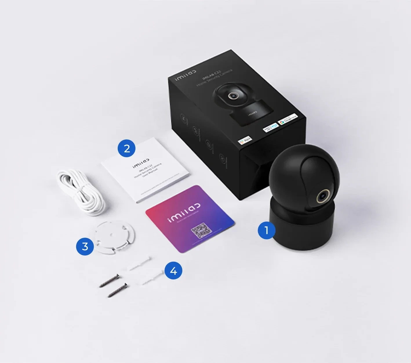 Imilab C22 okos WiFi biztonsági kamera