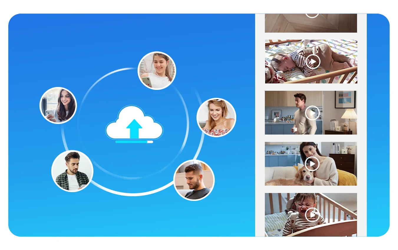 Imilab C30 Dual 3K+3K okos WiFi biztonsági kamera + hálózati adapter