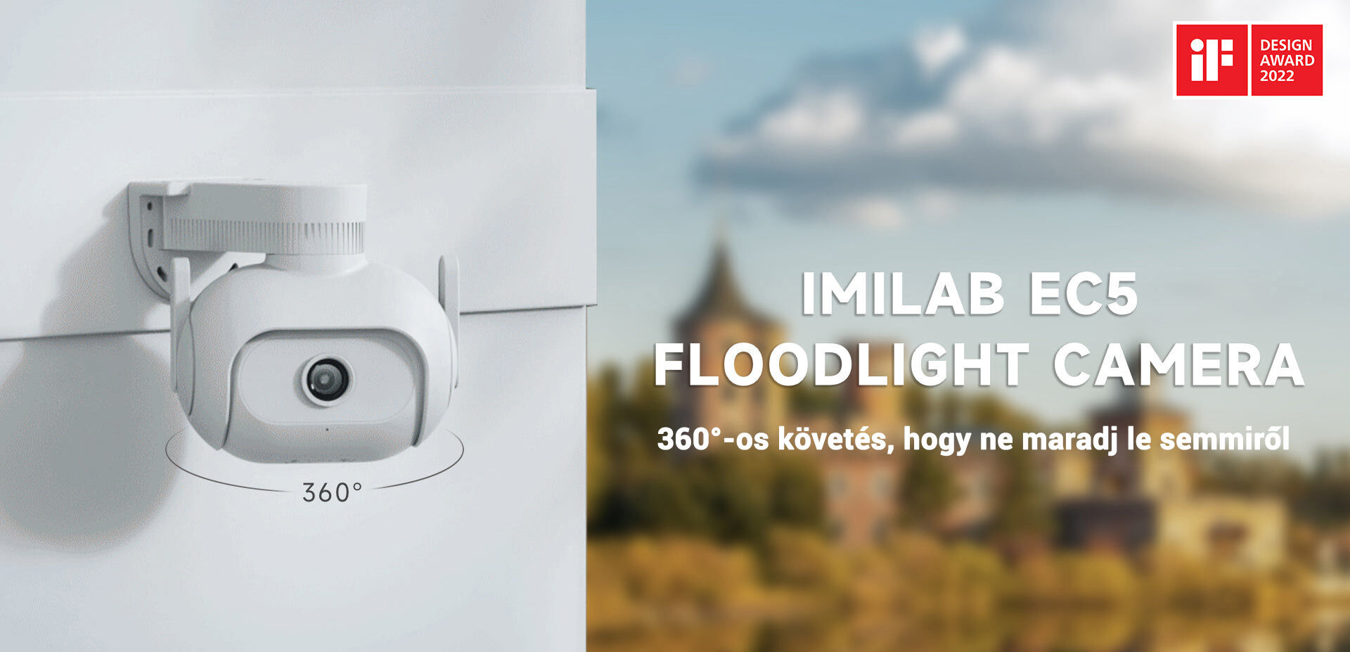 Imilab EC5 Floodlight Camera kültéri WiFi kamera - CMSXJ55A