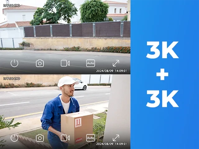 Imilab EC6 Dual Pro 3K+3K Outdoor Security Camera kültéri biztonsági kamera