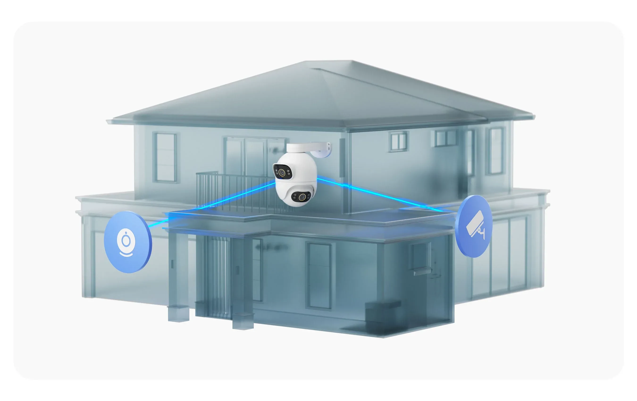 Imilab EC6 Dual Pro 3K+3K Outdoor Security Camera kültéri biztonsági kamera