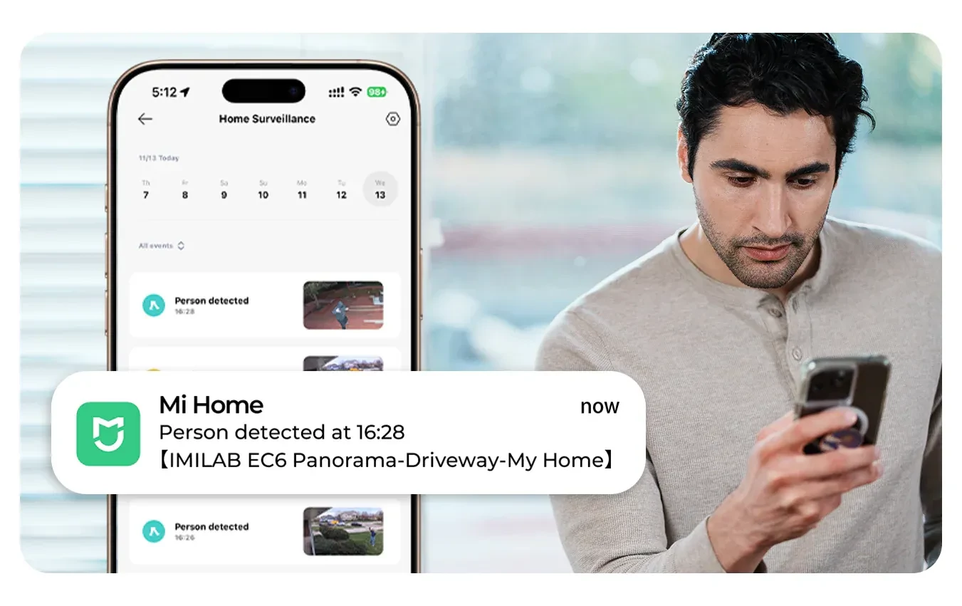 IMILAB EC6 Dual 3K+3K WiFi Plug-in Spotlight Camera