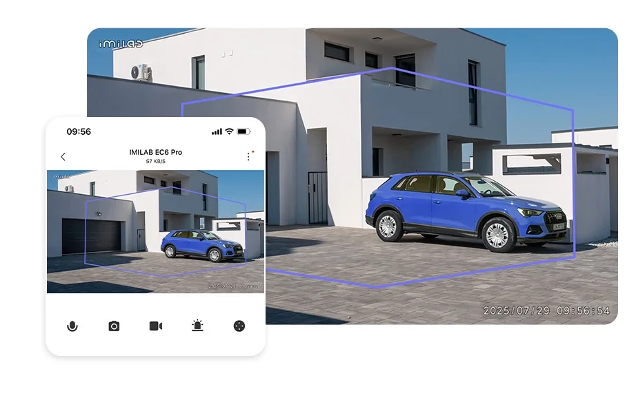 Imilab EC6 Pro Outdoor Serurity Camera 4K kültéri biztonsági kamera