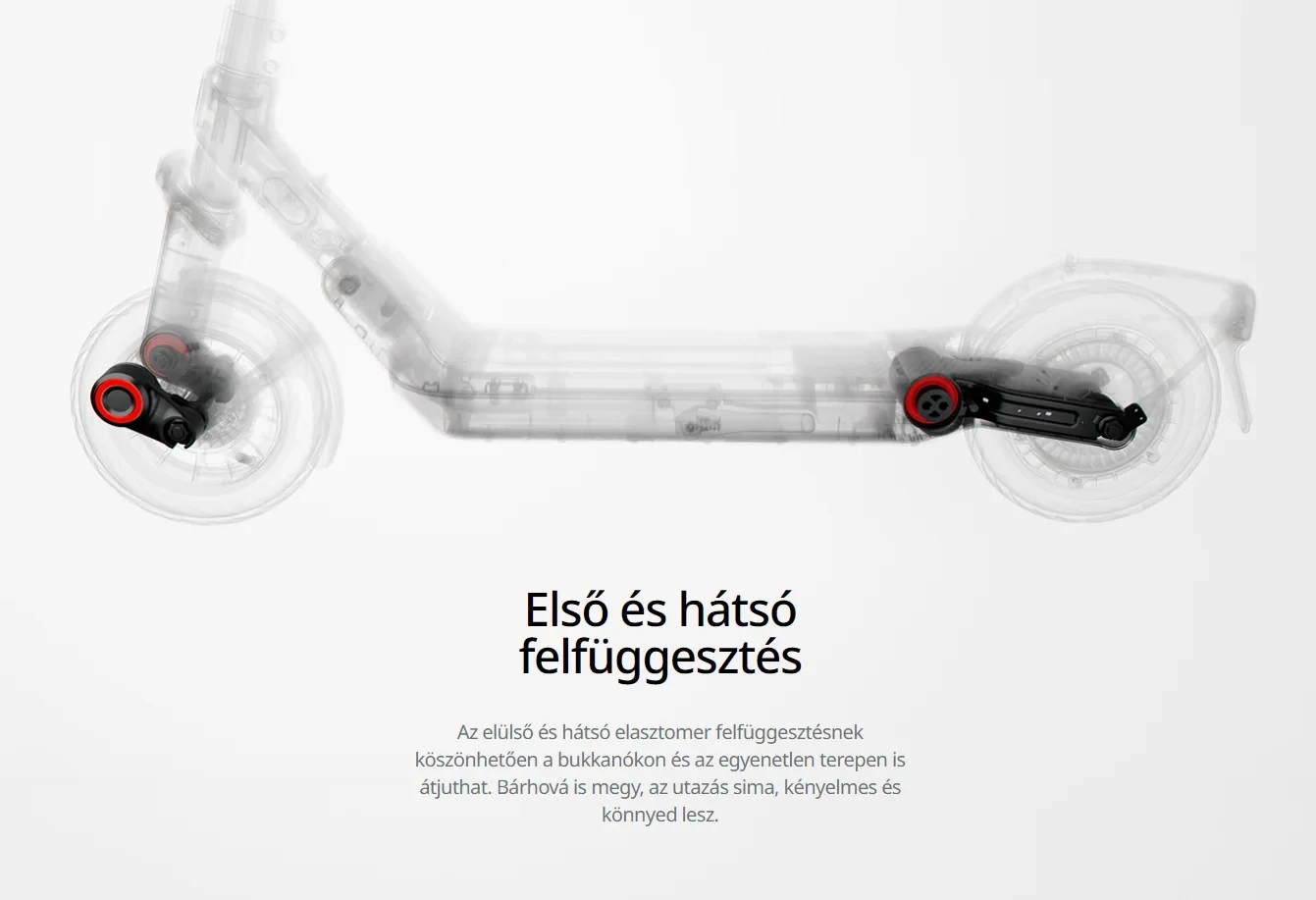 Ninebot powered by Segway eKickscooter E3 Pro E elektromos roller