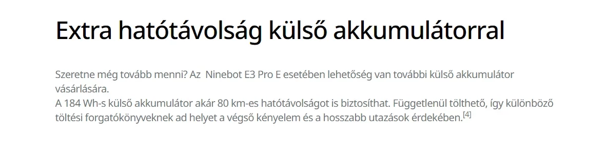 Ninebot powered by Segway eKickscooter E3 Pro E elektromos roller