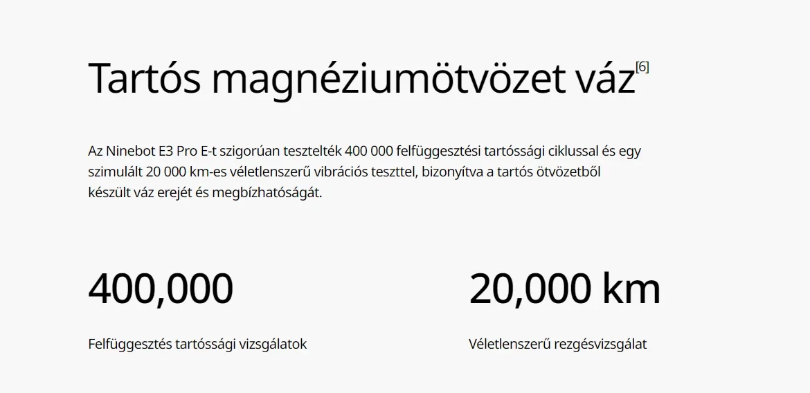 Ninebot powered by Segway eKickscooter E3 Pro E elektromos roller