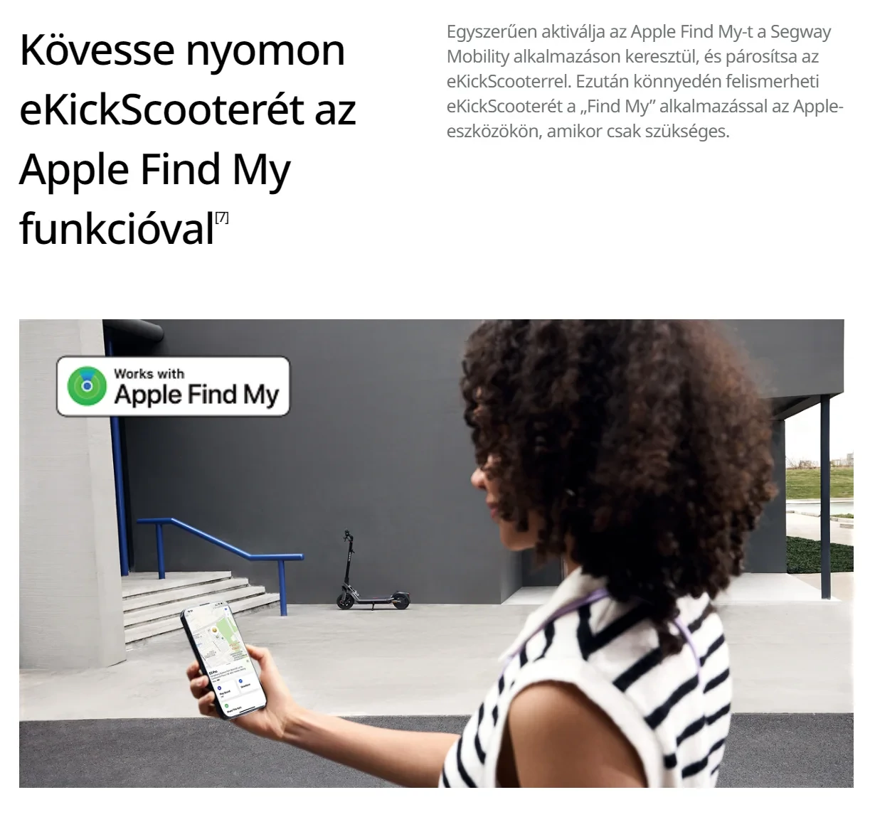 Ninebot powered by Segway eKickscooter E3 Pro E elektromos roller