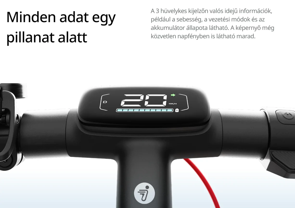 Ninebot powered by Segway eKickscooter E3 Pro E elektromos roller