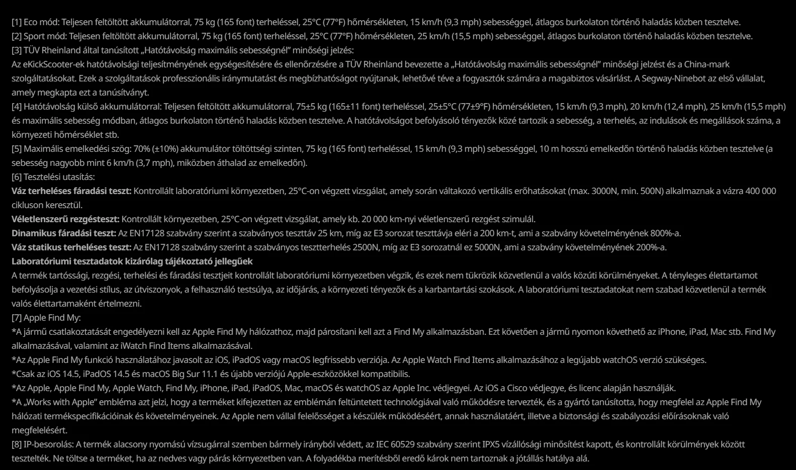 Ninebot powered by Segway eKickscooter E3 Pro E elektromos roller