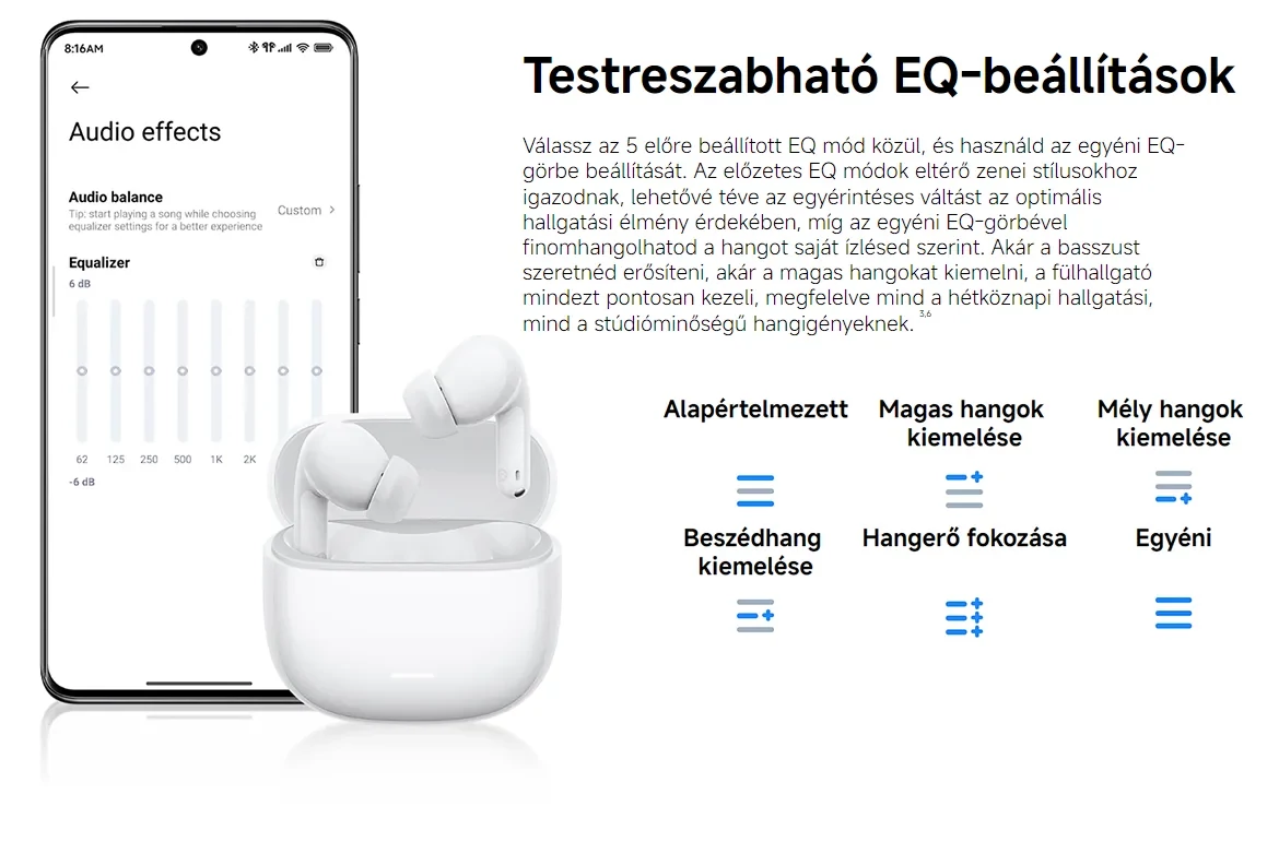 Redmi Buds 8 Lite TWS sztereó Bluetooth fülhallgató