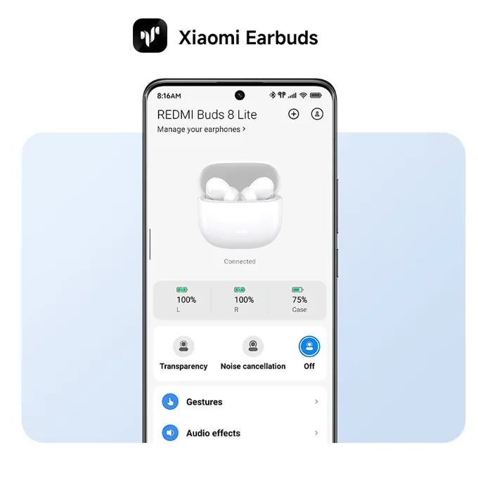 Redmi Buds 8 Lite TWS sztereó Bluetooth fülhallgató
