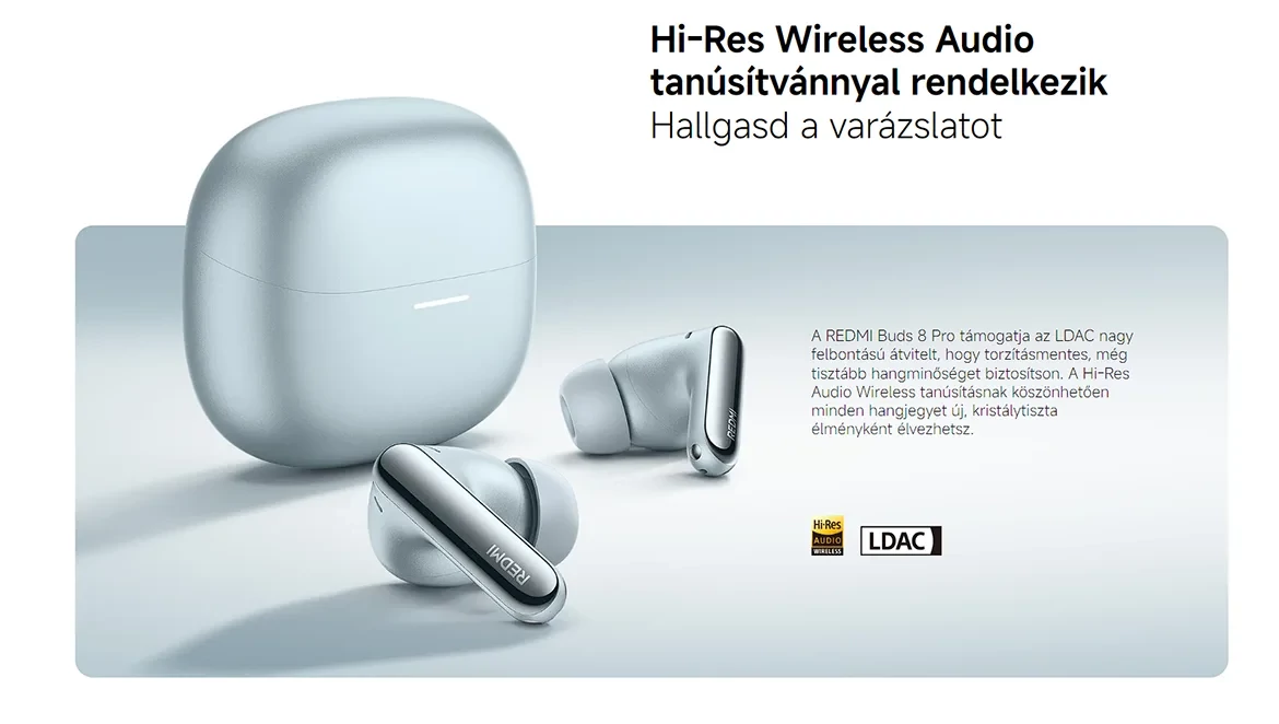 Redmi Buds 8 Pro TWS sztereó Bluetooth fülhallgató