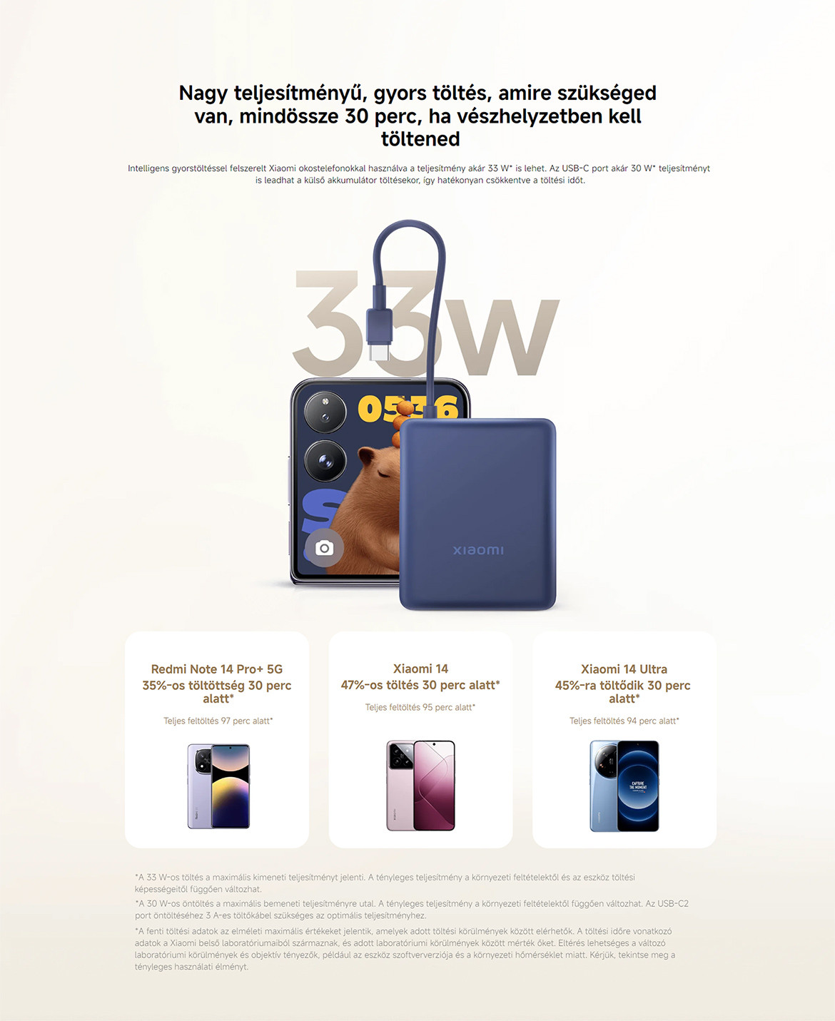 Xiaomi 33W Power Bank 10000 (Integrated Cable)