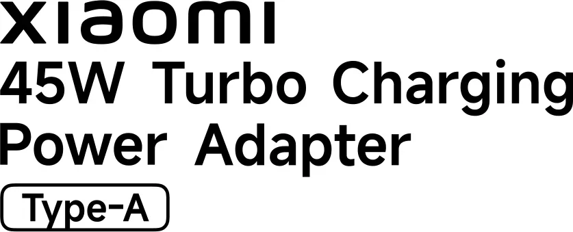 Xiaomi 45W Turbo Charging Power Adapter (Type-A) hálózati gyorstöltő