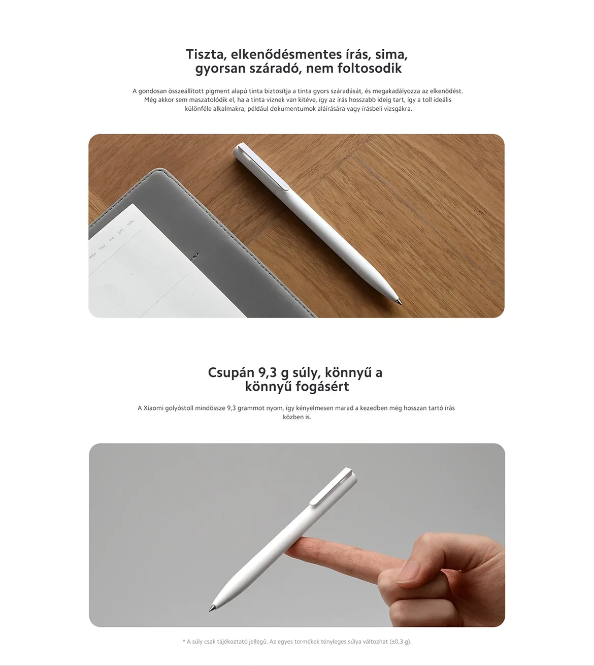 Xiaomi Ballpoint Pen (10-Pack) golyóstoll 10-es csomag 0.5mm fekete tinta