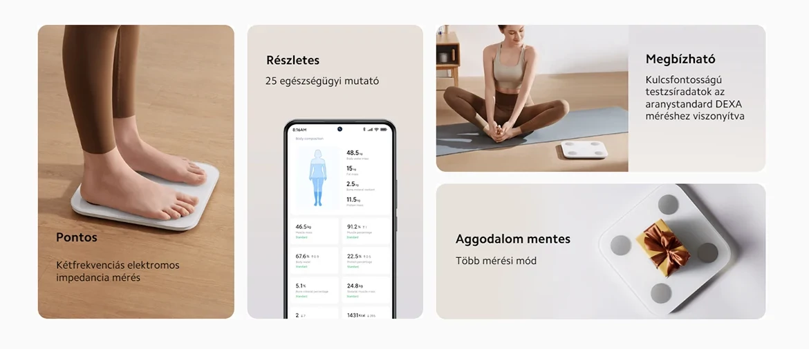 Xiaomi Body Composition Scale S400 okosmérleg