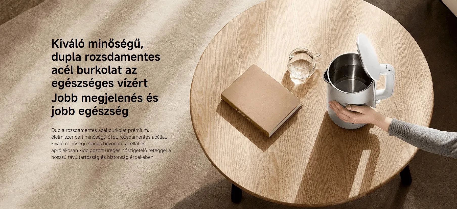 Xiaomi Double Wall Electric Kettle vízforraló