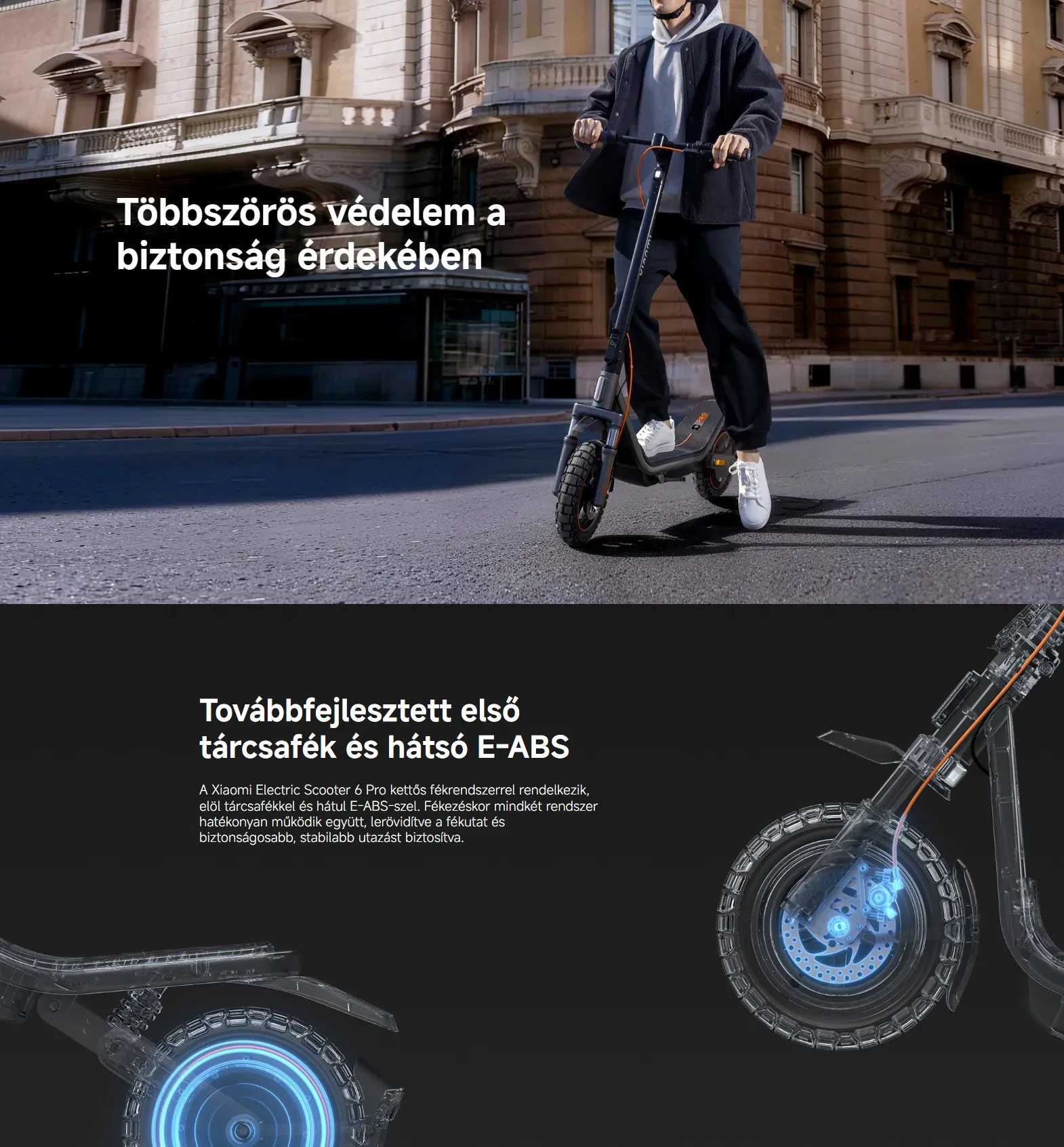 Xiaomi Electric Scooter 6 Pro elektromos roller