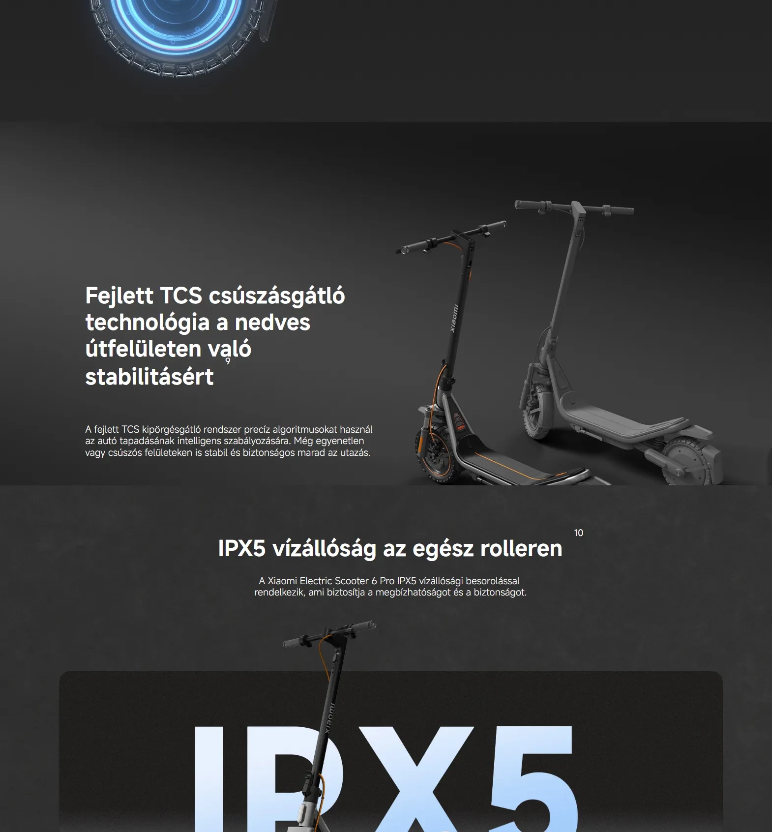 Xiaomi Electric Scooter 6 Pro elektromos roller