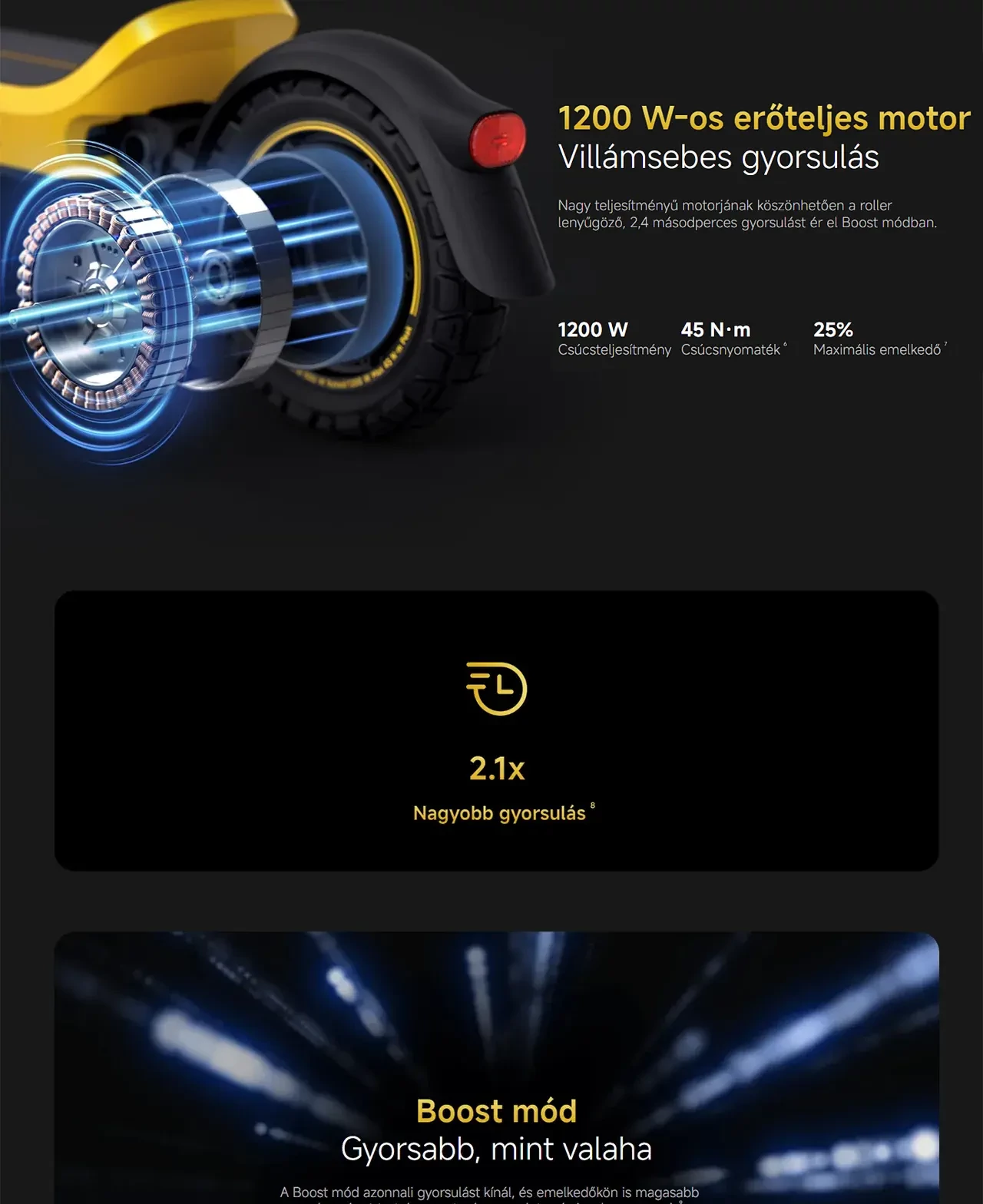 Xiaomi Electric Scooter 6 Ultra elektromos roller