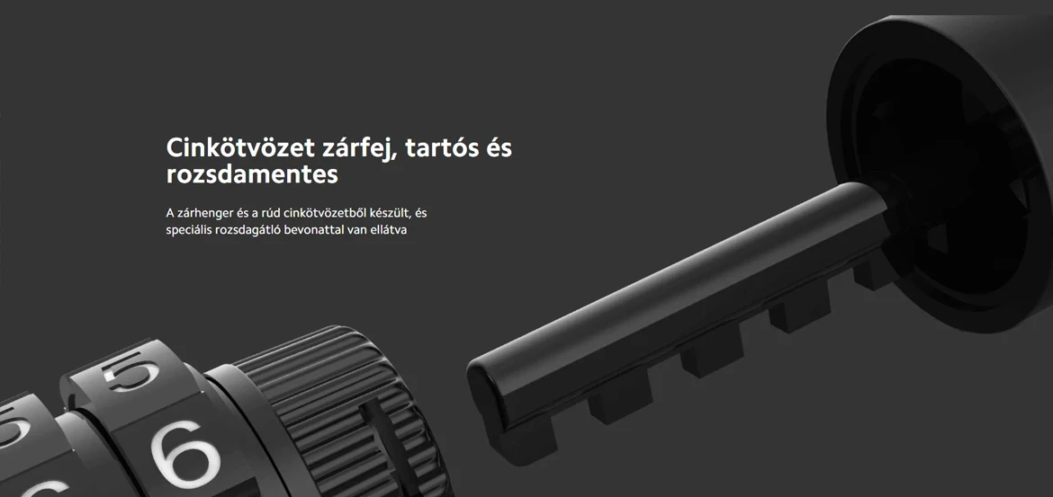 Xiaomi Electric Scooter Cable Lock zár / lakat elektromos rollerhez