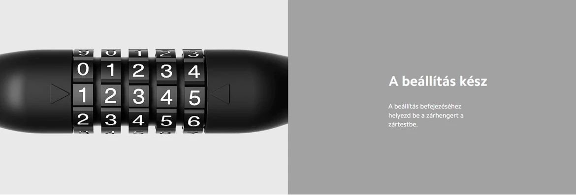 Xiaomi Electric Scooter Cable Lock zár / lakat elektromos rollerhez
