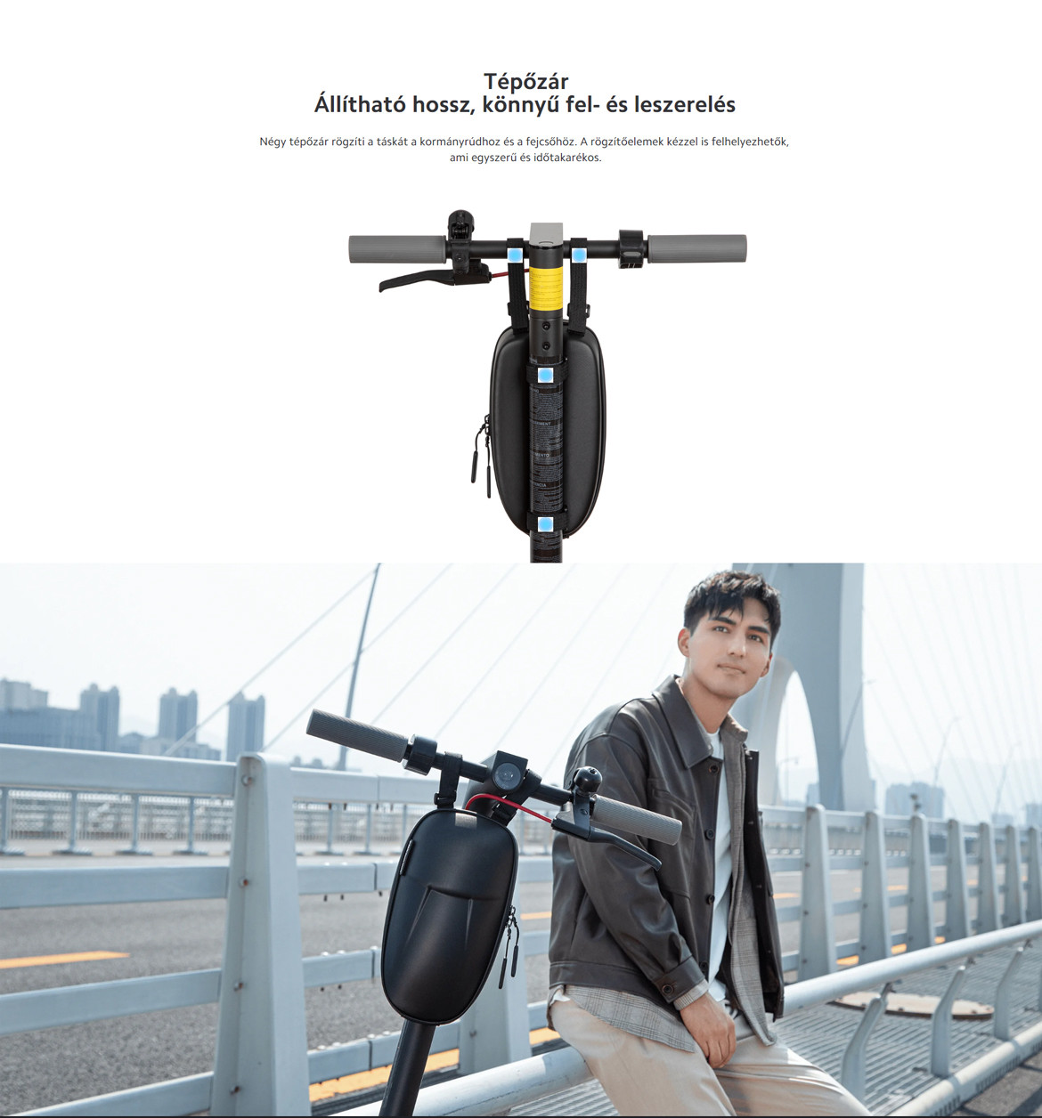Xiaomi Electric Scooter Storage Bag táska elektromos rollerhez