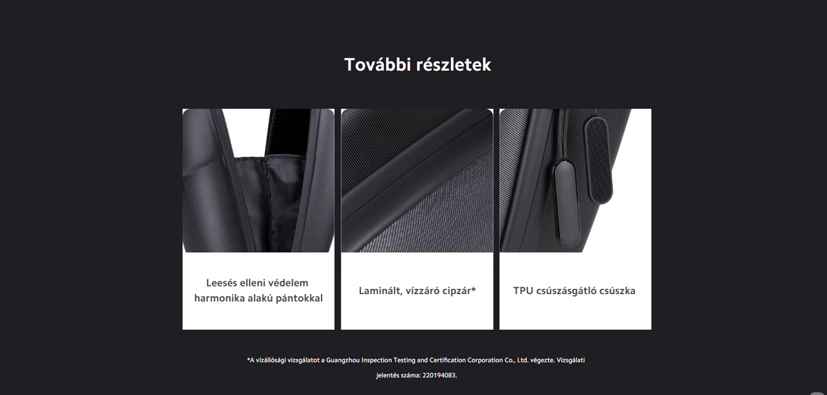 Xiaomi Electric Scooter Storage Bag táska elektromos rollerhez