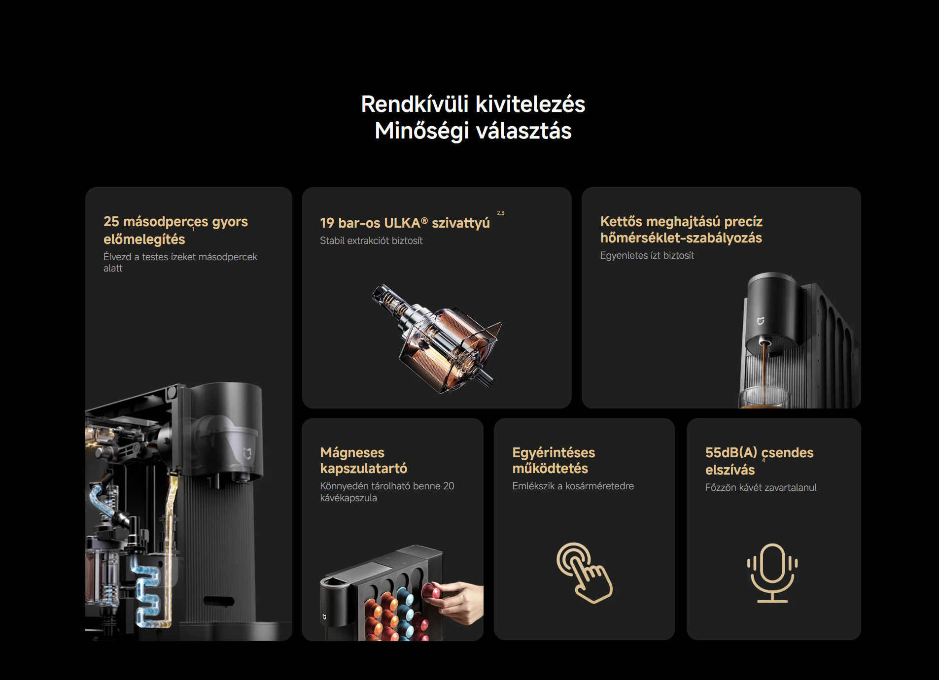 Xiaomi Mijia Capsule Coffee Machine kapszulás kávéfőző