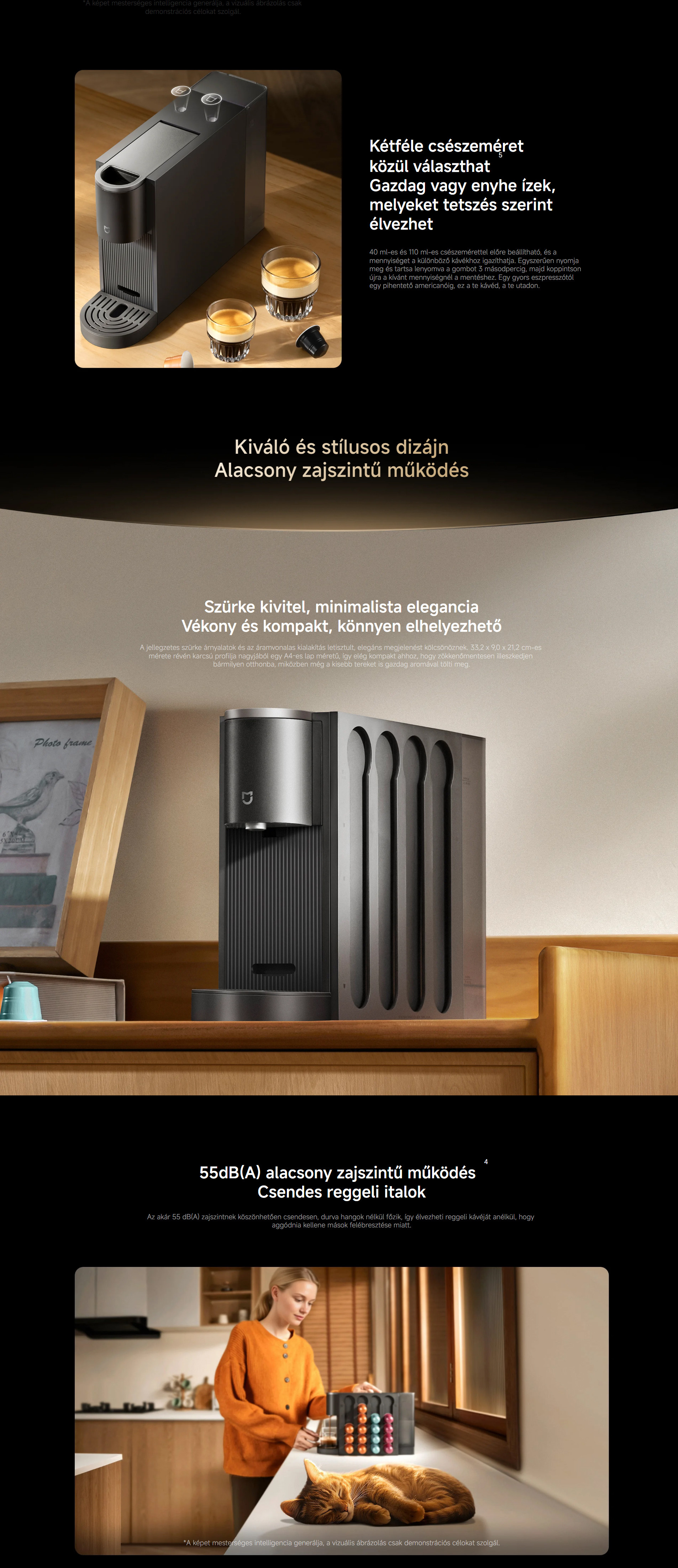 Xiaomi Mijia Capsule Coffee Machine kapszulás kávéfőző